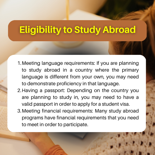 eligibility to study abroad