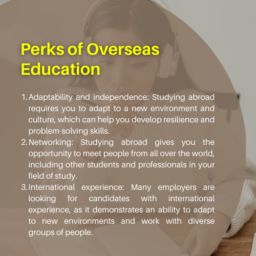 perks of overseas education