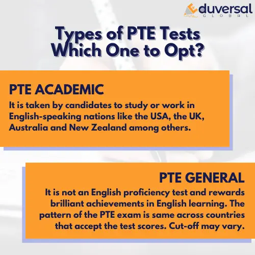 type of pte test
