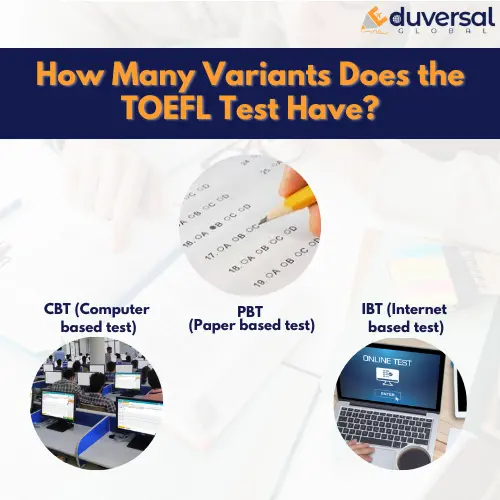 variants of toefl test