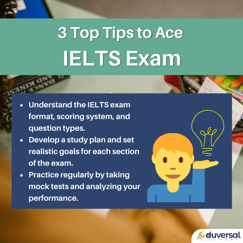 3 Top Tips to ace IELTS exam