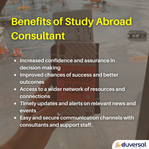 benefits of study consultant