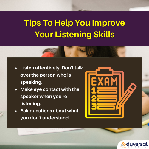 tips to help you improve your listening skills