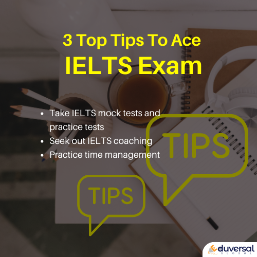 3 top tips to ace IELTS exam
