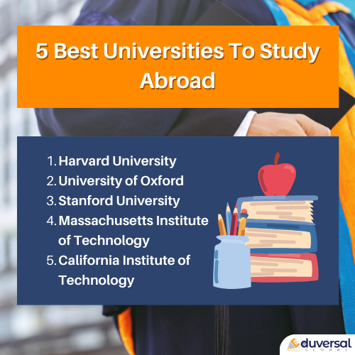 5 best universities to study abroad