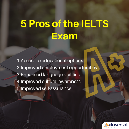 5 pros of the IELTS exam
