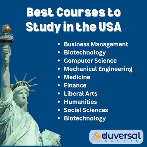 best courses to study in the usa